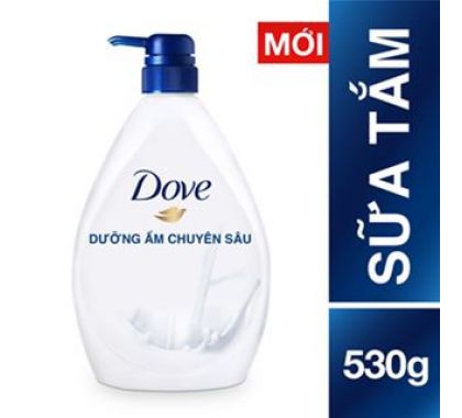 Sữa Tắm Dove Phục Hồi Hư Tổn Dưỡng Ẩm Chuyên Sâu vòi 530g