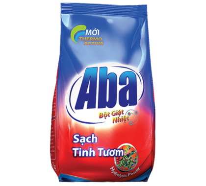 Bột giặt nhiệt ABA sạch tinh tươm 400g